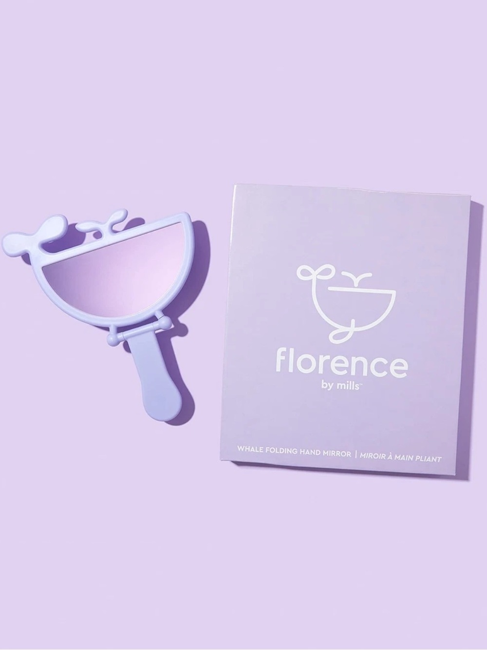 💖✨ 3 for $15 ✨ Florence by Mills Whale Folding Mirror | Hand + Stand Mirror NIB✨